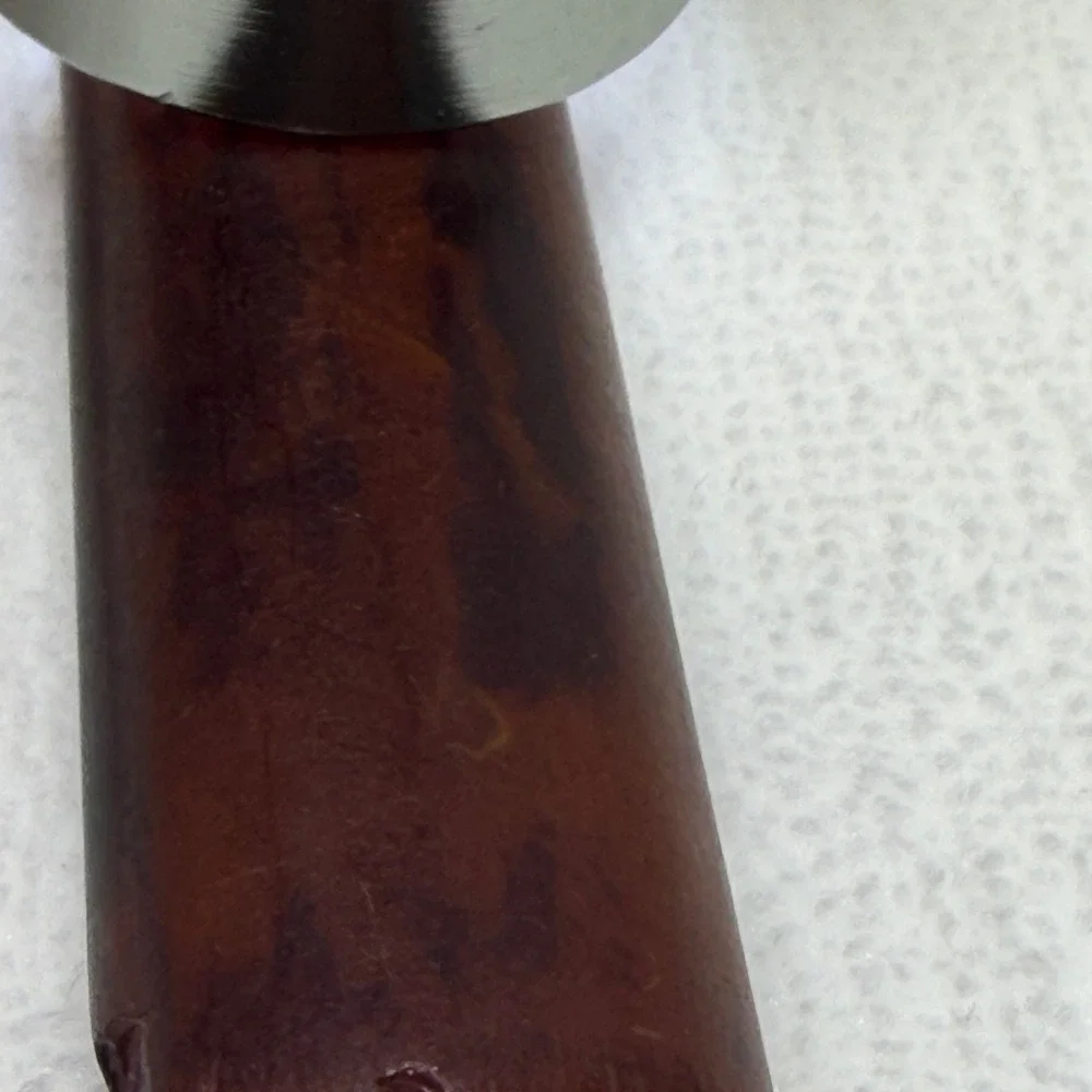 VTG GSC Co. Brown Bakelite Butter Knife With Nice Marbeling Collectible MCM